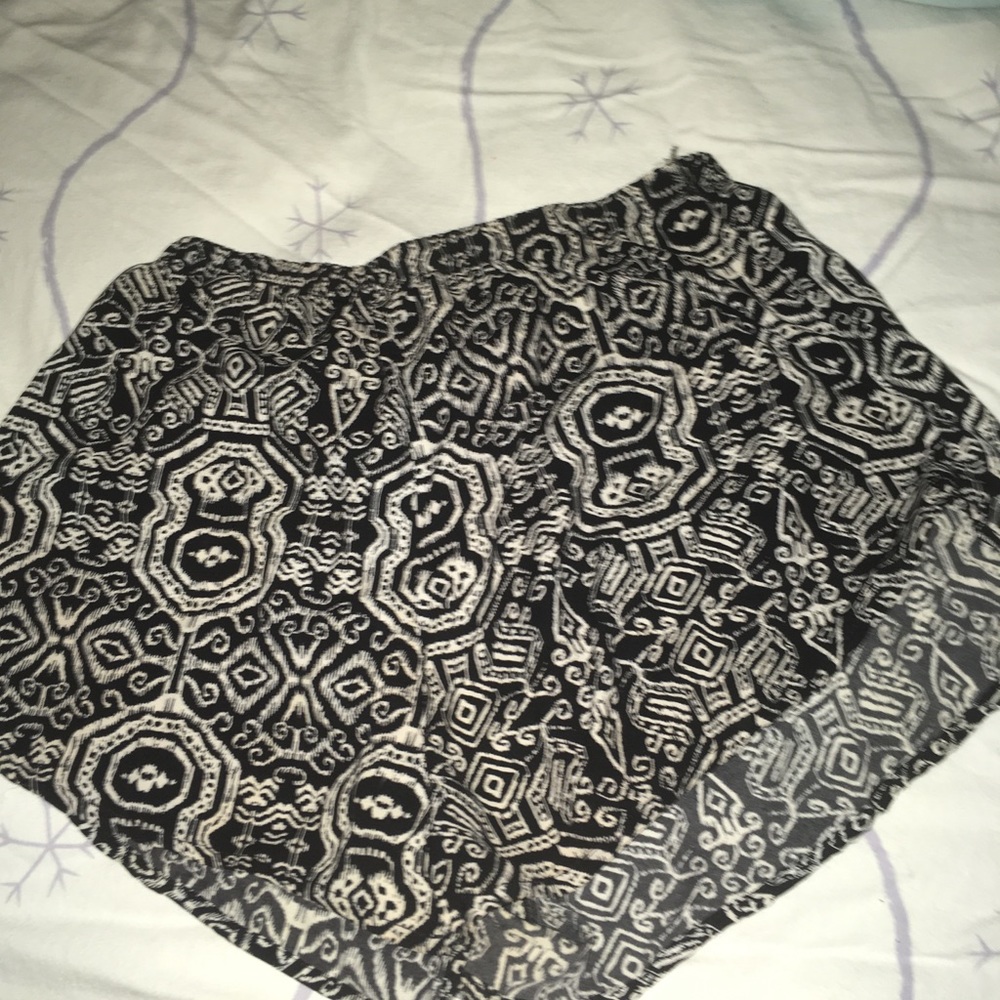 Black And White Shorts